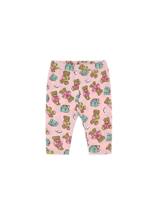 Leggings, bambina, logati. MOSCHINO | MKP032 LBBE582634